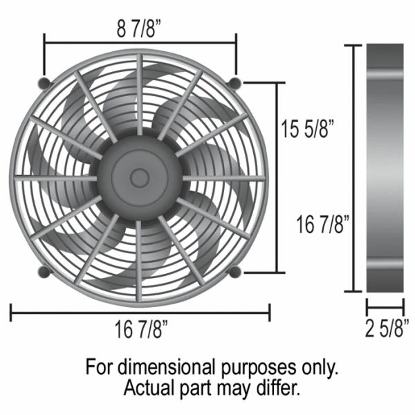 Flash Sale ๐ Derale 17 Inch High Output RAD Fan - Premium Kit 16217 ๐ฏ 5 Flash Sale ๐ Derale 17 Inch High Output RAD Fan - Premium Kit 16217 ๐ฏ - Image 3
