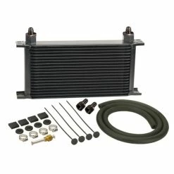 Outlet 🧨 Derale 19-Row Stack Plate Trans Cooler Kit (-6AN) 13403 ❤️