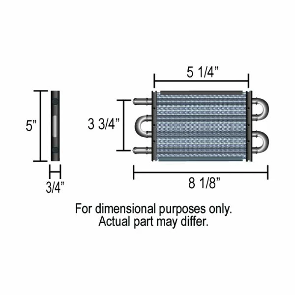 Best Sale ๐ฏ Derale 4-Pass Power Steering Cooler 13212 ๐ 4 Best Sale ๐ฏ Derale 4-Pass Power Steering Cooler 13212 ๐ - Image 2