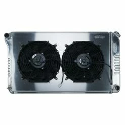 Outlet 🔔 Cold Case 68-72 A-Body MT Dual 12" GMA42K Radiator And Fan Kit 😀