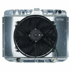 Hot Sale ❤️ Cold Case 67-70 Mustang 24" BB MT 16" FOM588K Radiator And Fan Kit ⭐