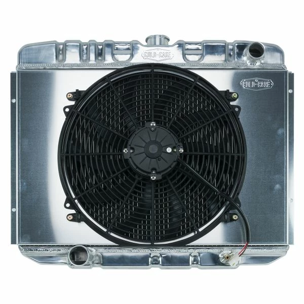 Hot Sale ❤️ Cold Case 67-70 Mustang 24" BB MT 16" FOM588K Radiator And Fan Kit ⭐
