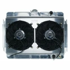 Wholesale 👏 Cold Case 64-65 Chevelle/El Camino MT Dual 12" CHE541K Radiator And Fan Kit ⌛