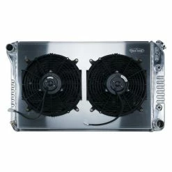 Best Pirce 👍 Cold Case 70-81 Camaro AT Dual 12" CHC545AK Radiator And Fan Kit 😍