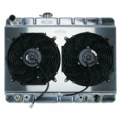 Best Sale 💯 Cold Case 66-67 GTO W/ AC AT Dual 12" GPG38AK Radiator Fan Kit ✔️
