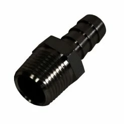 Flash Sale ❤️ Derale Straight Hose Barb Fitting (3/8 NPT M X 3/8 Barb) 98101 🤩