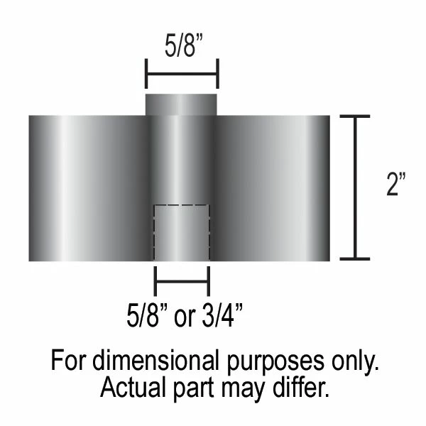 Flash Sale ๐ Derale Fan Spacer - 2 Inch (Female 5/8-3/4 Pilot) 31520 ๐ - Image 3