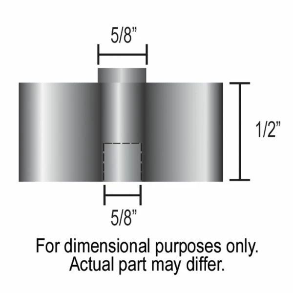 Cheap โ๏ธ Derale Fan Spacer - 1/2 Inch (Female 5/8 Pilot) 31500 ๐ - Image 2