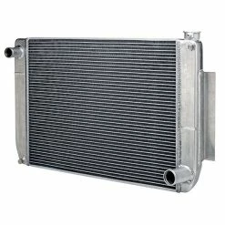 Promo ❤️ Maxx Power Chevy Style Tri Flow Aluminum Radiator 28 Inch ⌛