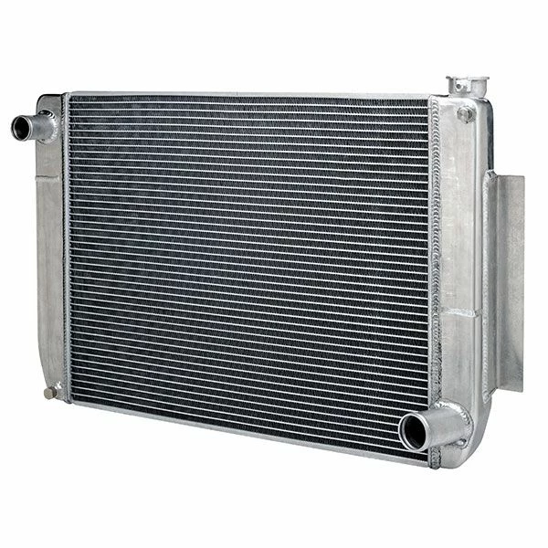 Promo ❤️ Maxx Power Chevy Style Tri Flow Aluminum Radiator 28 Inch ⌛
