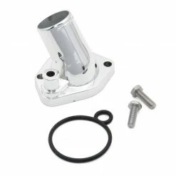 Best Sale 👍 Mr. Gasket O-Ring Style Water Neck - 45 Degree - Chrome 2662 👏